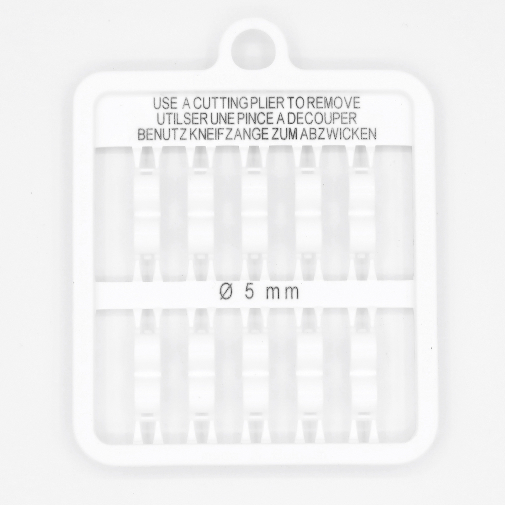 E-Z Lock Rings Plain - 8 MM / Pink | Chicken Antibiotics