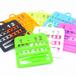 E-Z Split Ring Numbered - 2.5 MM / 1-12 / White | Chicken Antibiotics