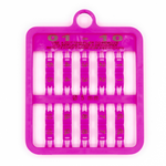 E-Z Lock Rings Numbered - 7 MM (13-24) / Pink | Chicken Antibiotics