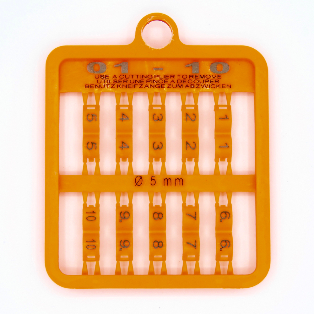 E-Z Lock Rings Numbered - 7 MM (13-24) / Blue | Chicken Antibiotics