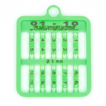E-Z Lock Rings Numbered - 7 MM (13-24) / Green | Chicken Antibiotics