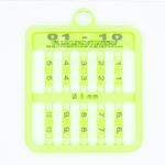 E-Z Lock Rings Numbered - 7 MM (13-24) / Black | Chicken Antibiotics