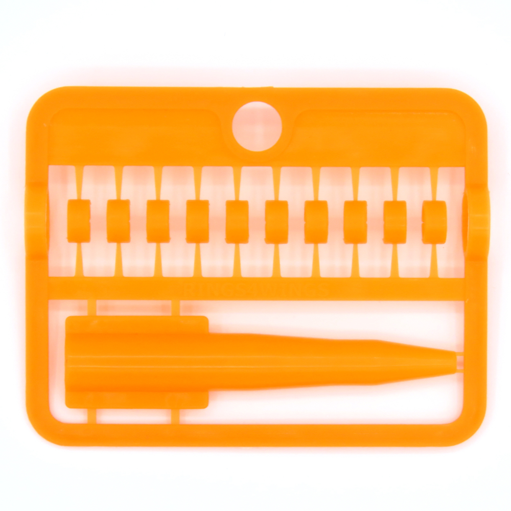 E-Z Split Ring Plain - 5 MM / Yellow | Chicken Antibiotics