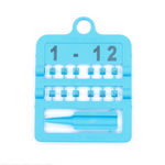 E-Z Split Ring Numbered - 3 MM / 1-12 / Orange | Chicken Antibiotics