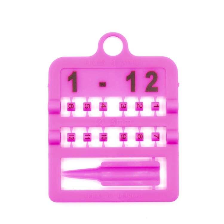 E-Z Split Ring Numbered - 2.5 MM / 25-36 / Yellow | Chicken Antibiotics
