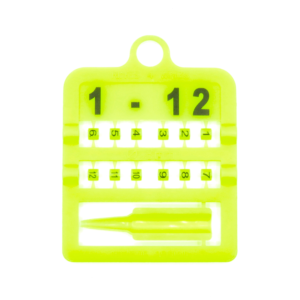 E-Z Split Ring Numbered - 2.5 MM / 25-36 / Green | Chicken Antibiotics