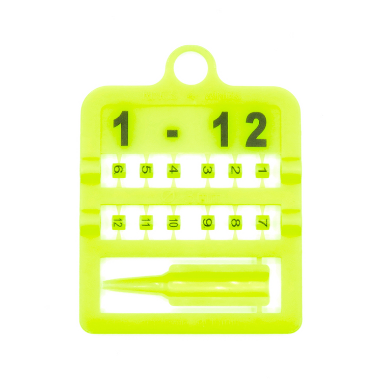 E-Z Split Ring Numbered - 2.5 MM / 25-36 / Green | Chicken Antibiotics
