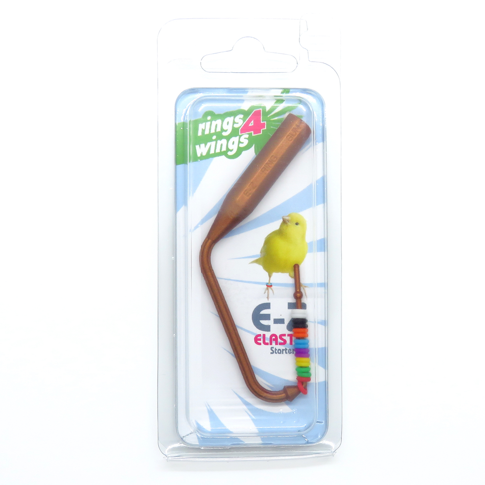 E-Z ELASTIC RINGS (Smisdom) - 2mm / LIGHT BLUE | Chicken Antibiotics