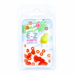 E-Z ELASTIC RINGS (Smisdom) - 4.5mm / ORANGE | Chicken Antibiotics