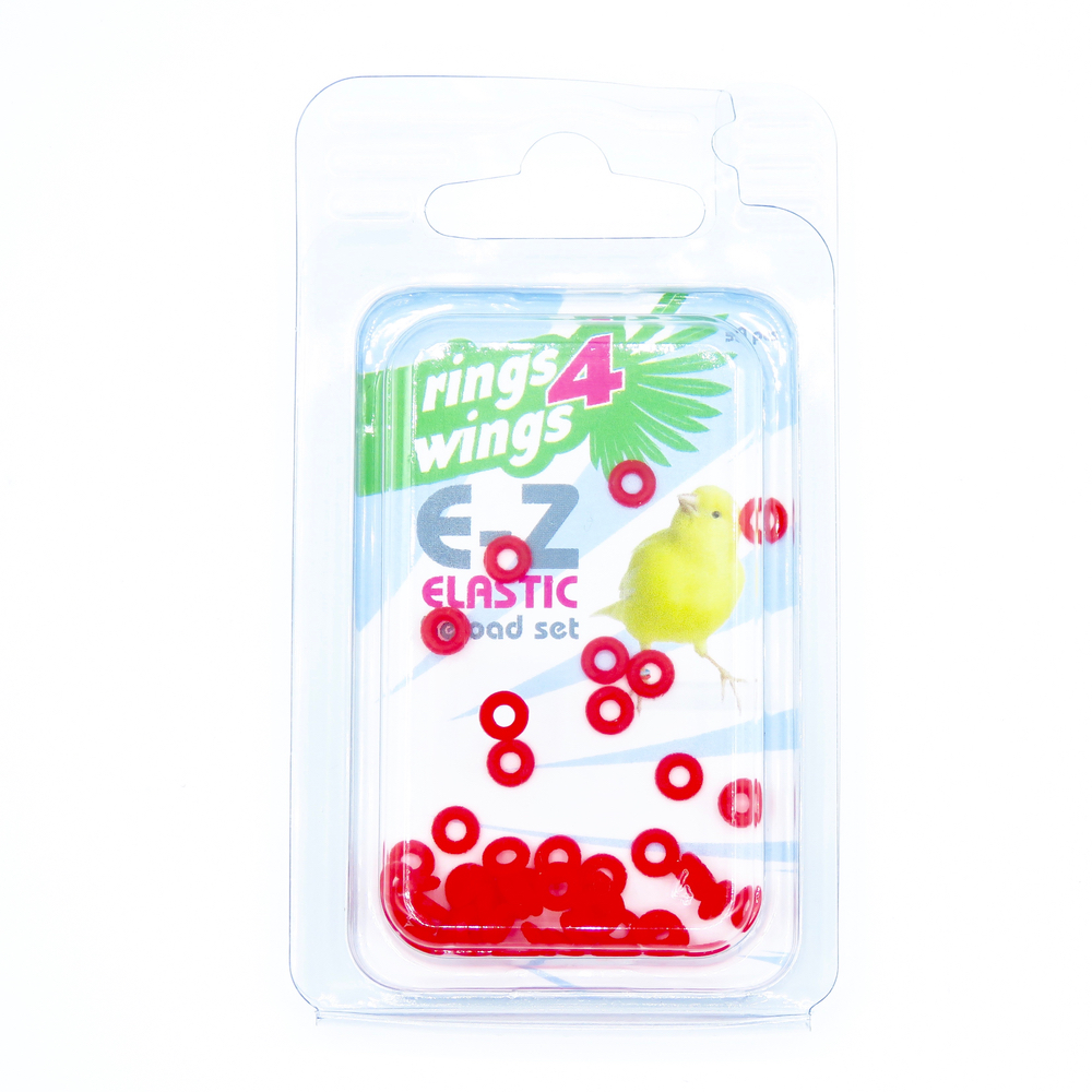 E-Z ELASTIC RINGS (Smisdom) - 4.5mm / LIGHT BLUE | Chicken Antibiotics