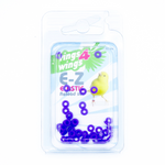 E-Z ELASTIC RINGS (Smisdom) - 4.5mm / GREEN | Chicken Antibiotics