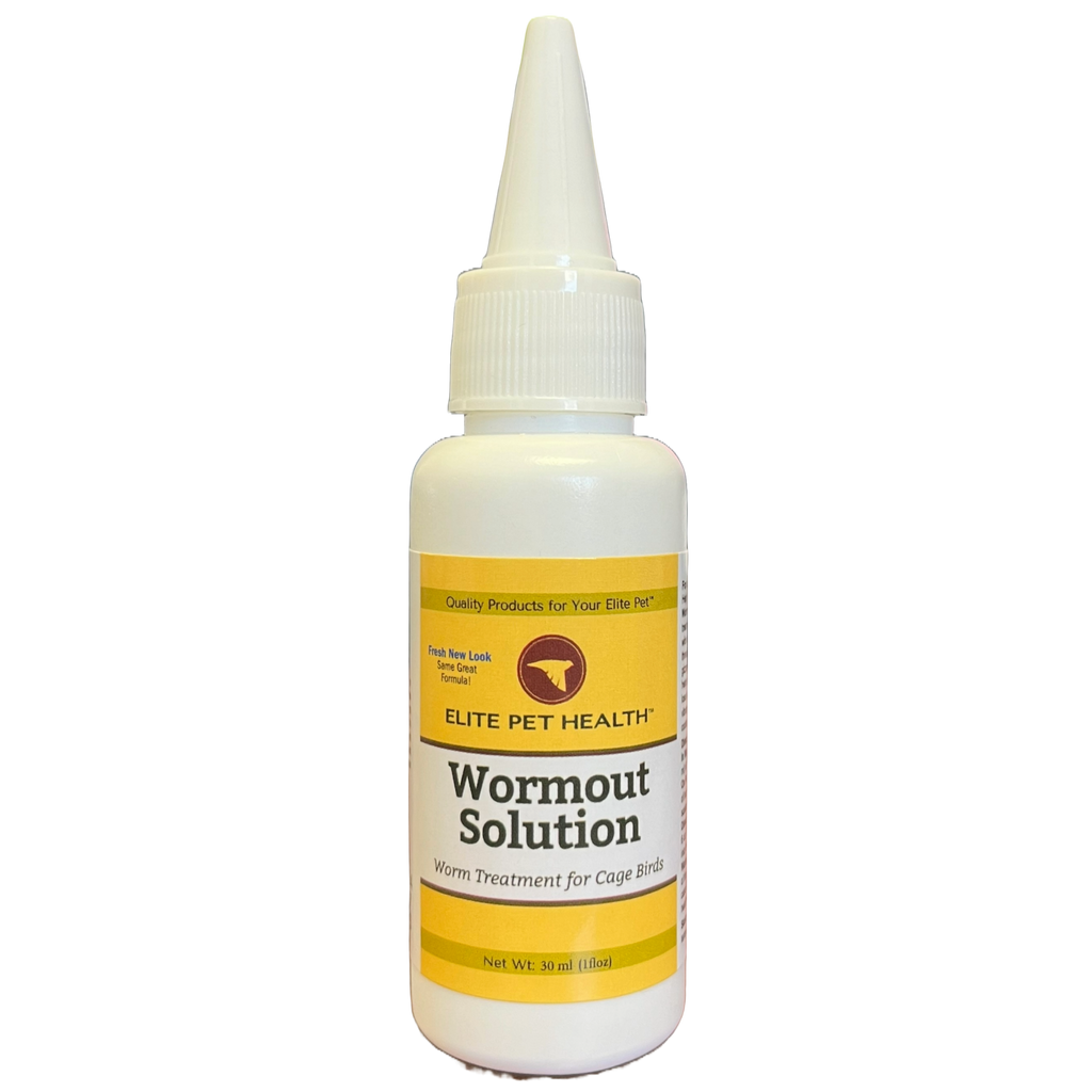 Wormer Solution - 30ml (Elite Pet Health) Effective Wormout/Wormer for Birds | Chicken Antibiotics