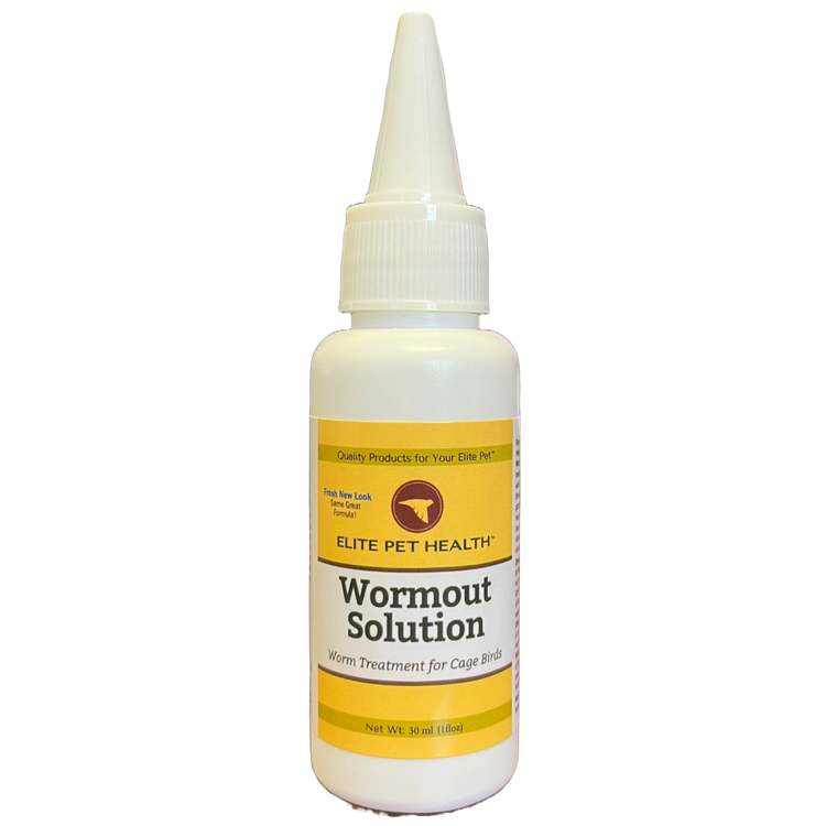 Wormer Solution - 30ml (Elite Pet Health) Effective Wormout/Wormer for Birds | Chicken Antibiotics