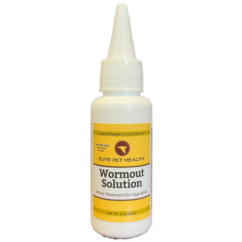 Wormer Solution - 30ml (Elite Pet Health) Effective Wormout/Wormer for Birds | Chicken Antibiotics