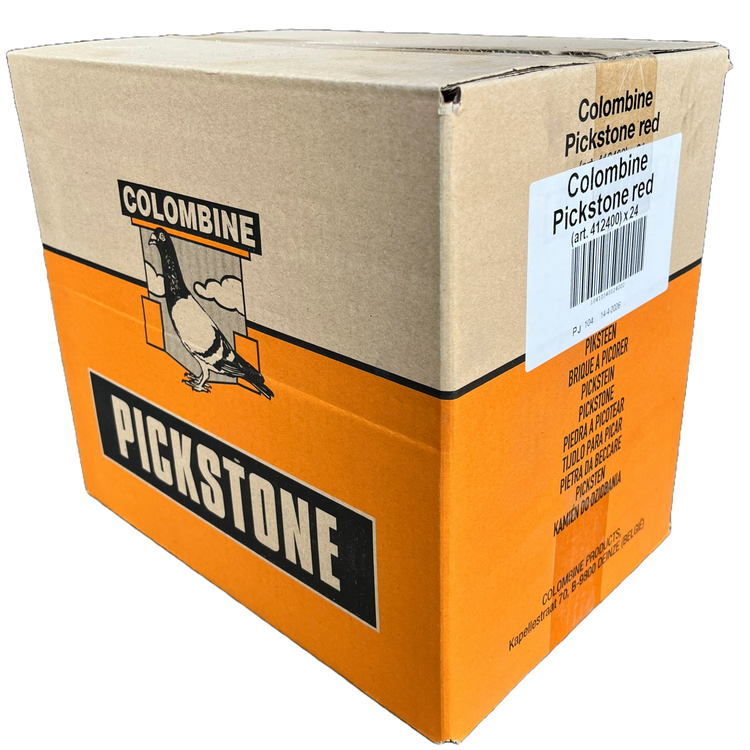 Red Pickstone (Versele-Laga) Premium Clay Pot Pigeon Mineral Supplement | Chicken Antibiotics