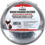Little Giant Galvanized Round Hanging Poultry Waterer | Chicken Antibiotics