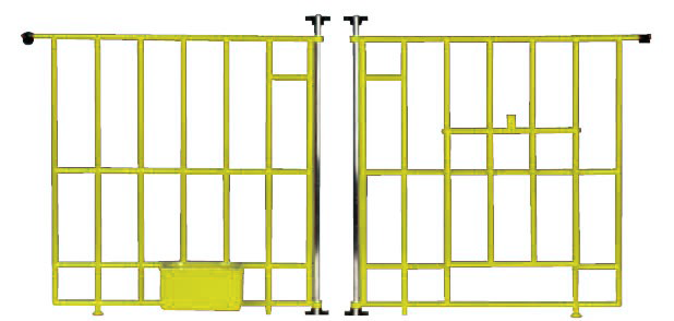 Easy On Easy Off Nest Front - White | Chicken Antibiotics