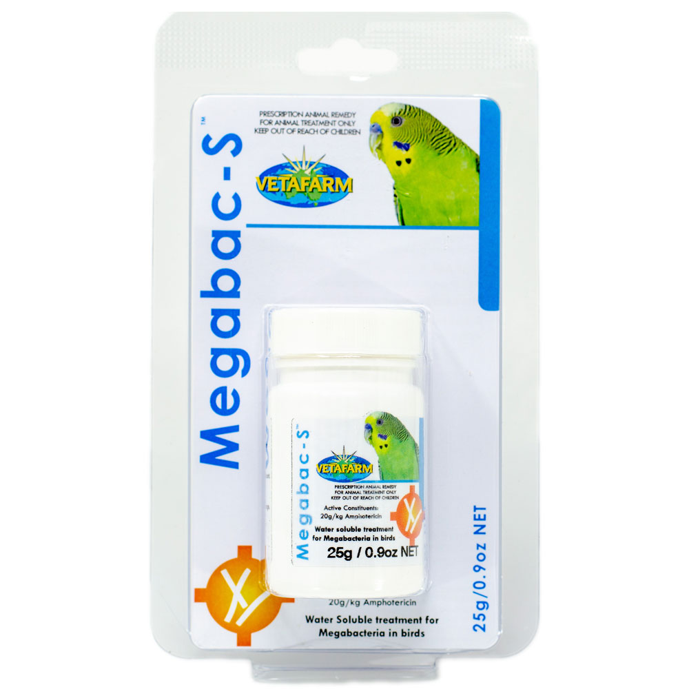 Megabac-S Amphotericin B for Chickens, Pigeons & Birds – 25g | Chicken Antibiotics