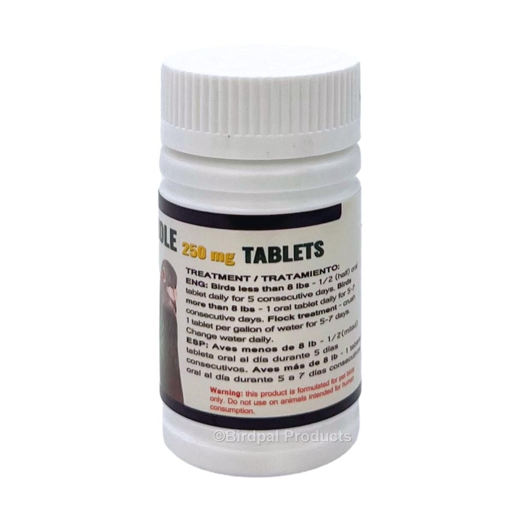 Metronidazole 250 mg Tablets - for Canker & Giardia in Birds | Chicken Antibiotics
