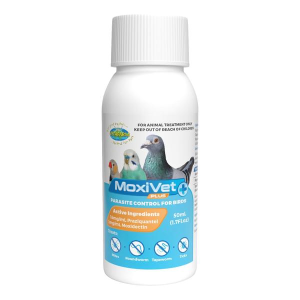 MoxiVet Plus with Moxidectin & Praziquantel - 250 ML | Chicken Antibiotics