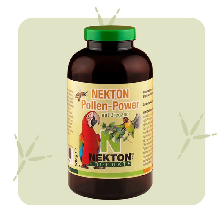 NEKTON-Pollen-Power with Oregano – Immune & Vitality Boost for Birds - 360g | Chicken Antibiotics