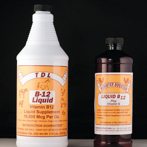 Rooster Booster Liquid B-12 – 32 oz | Chicken Antibiotics