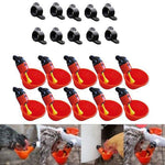 Automatic Water Drinking Cups - Water Feeder for Poultry and Pigeons (10 pcs.) | Chicken Antibiotics