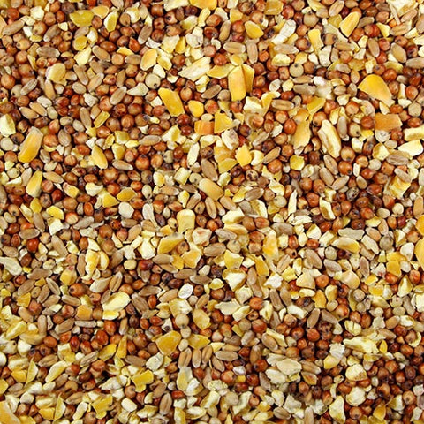 Chicken Scratch (Leach Grain & Milling) Affordable Chicken Feed - 5 LBS | Chicken Antibiotics