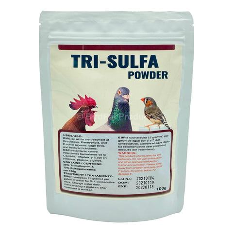 Tri-Sulfa Powder for Birds | Chicken Antibiotics