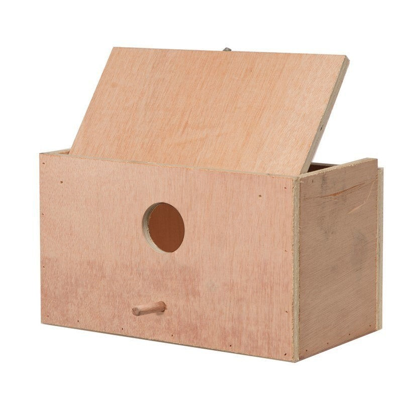 Wooden Nest (Copele) - Cage Bird Nest Box - Large | Chicken Antibiotics