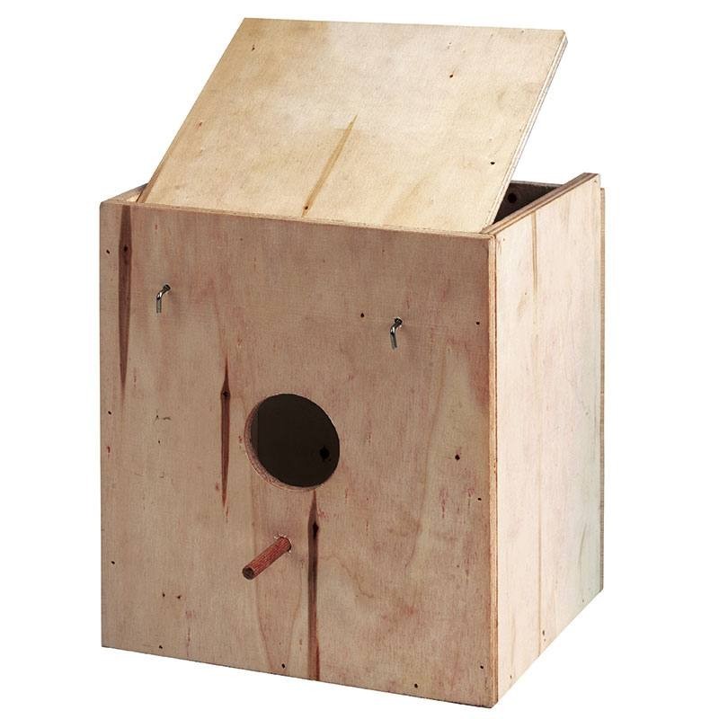 Wooden Nest (Copele) - Cage Bird Nest Box | Chicken Antibiotics
